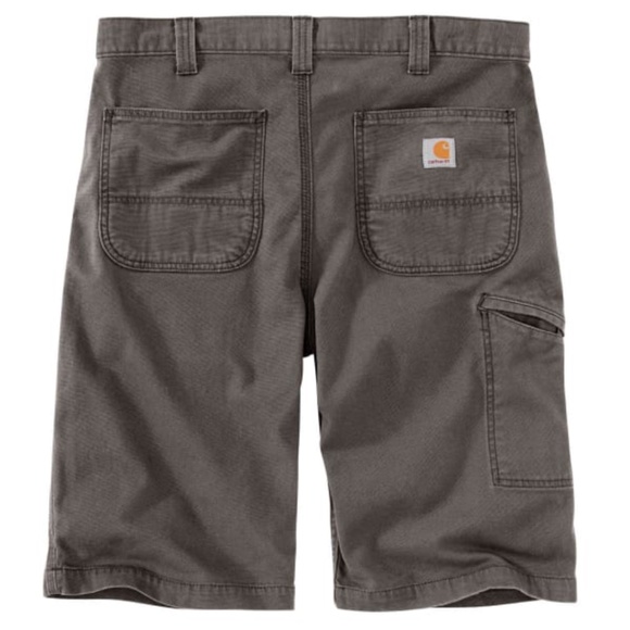 Carhartt Rugged Flex Relaxed Fit Rigby Shorts Gravel Grey 52 or 54 x 10 NEW - Picture 2 of 5